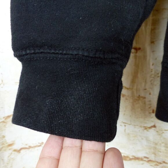 BoyGenius Band Hoodie Mens M Black Always An Angel Never A God Rock Indie Merch - Picture 5 of 10